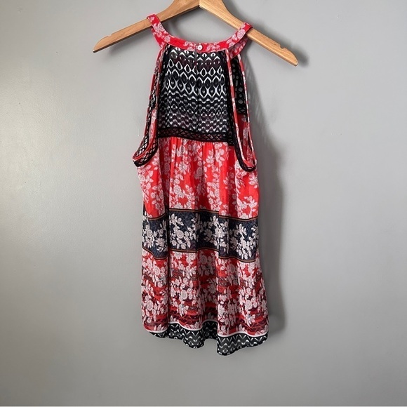 Anthropologie Meadow Rue Print crochet neck tank top - Picture 8 of 8